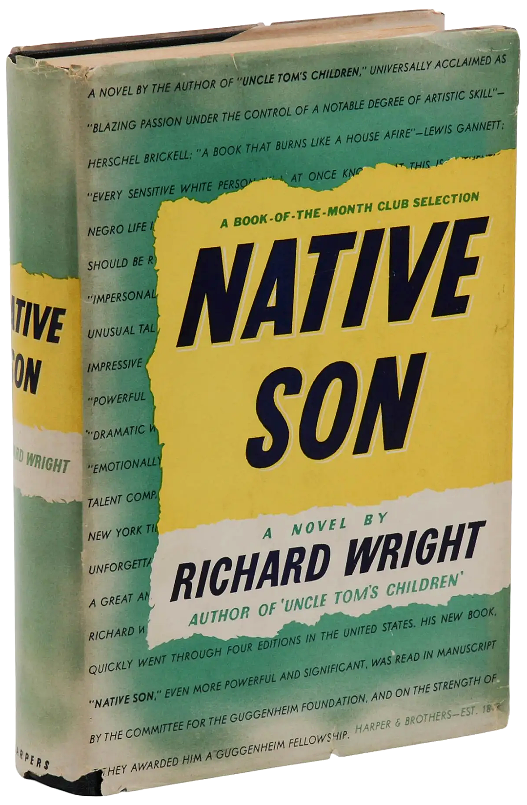 Native Son, Richard Wright, 1940, First Edition