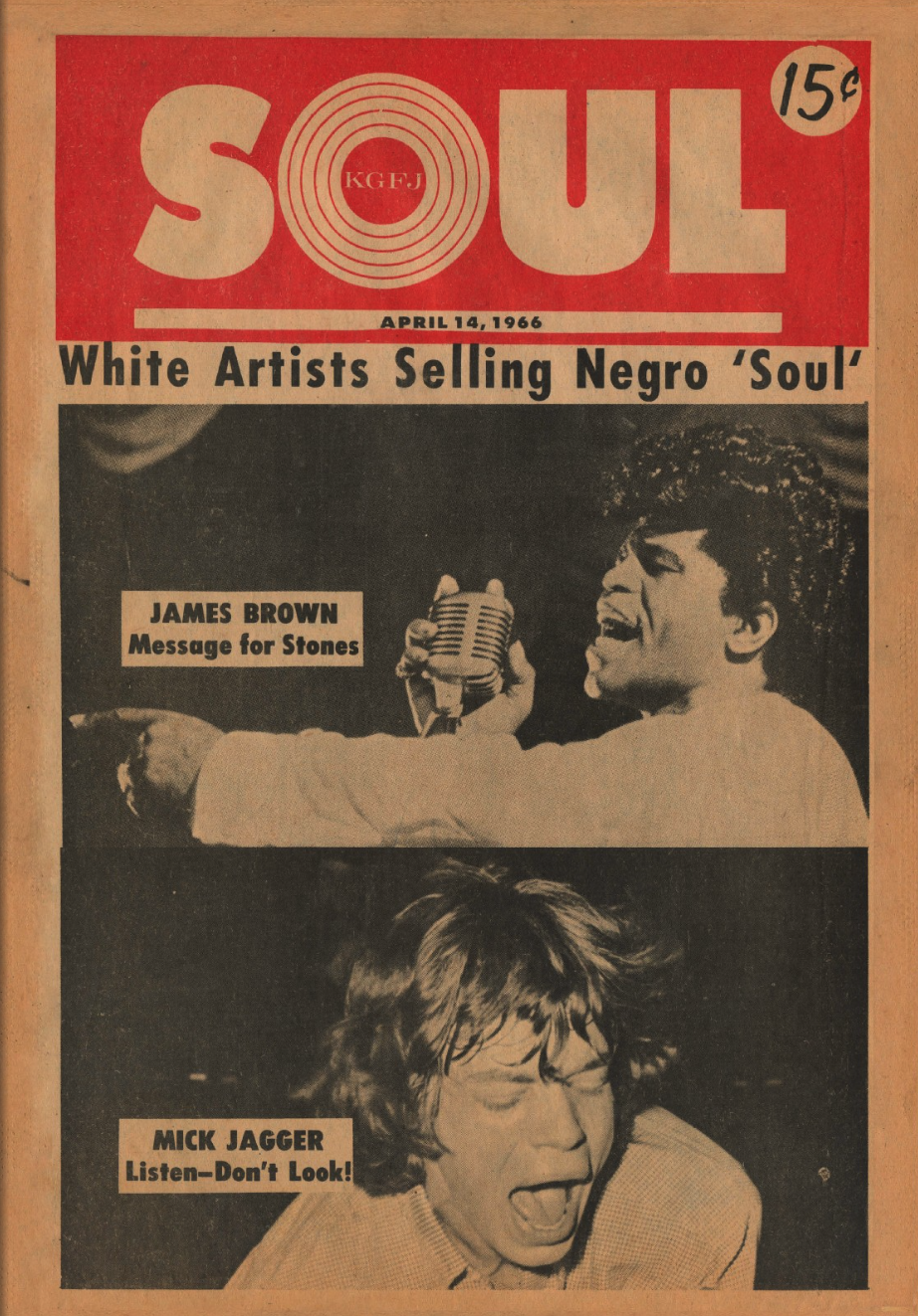 SOUL – America’s Most Soulful Newspaper, Vol. 1 No. 1 (April 14, 1966)