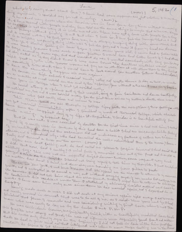 Zora Neale Hurston Draft Pages from a Major Work view 4